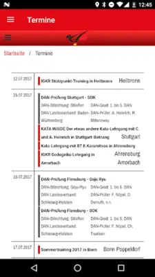 Deutscher Karate Verband android App screenshot 0
