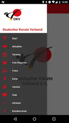 Deutscher Karate Verband android App screenshot 2